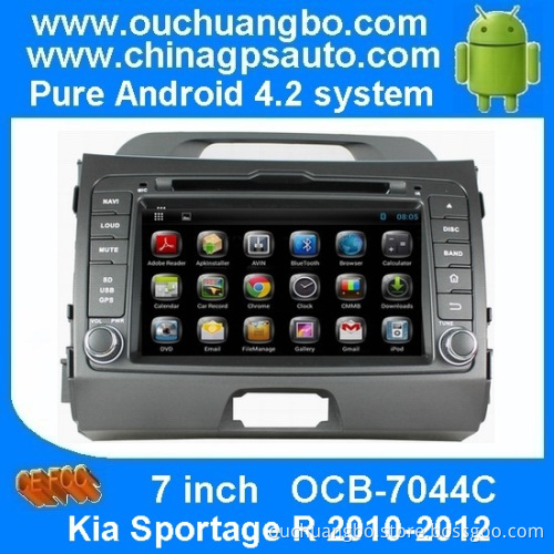 Ouchuangbo 100% pure android 4.2 OS multimeida radio DVD for Kia Sportage R 2010-2012